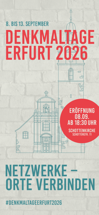 Cover Flyer Erfurt Denkmaltage 2026