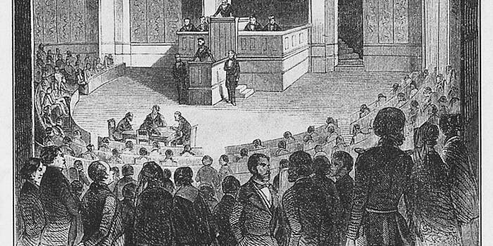 Das Erfurter Unionsparlament 1850 als Tafelausstellung