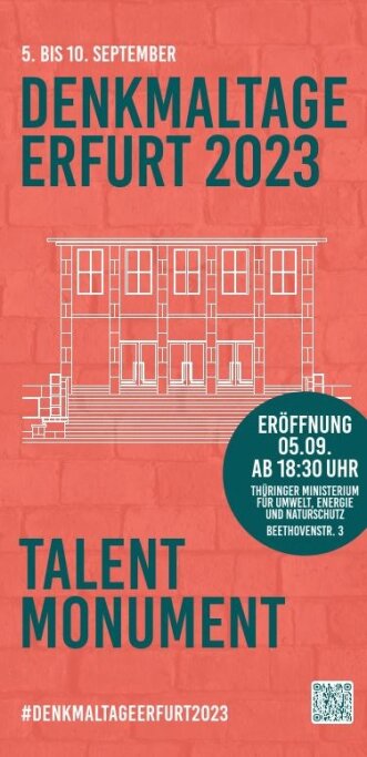 Flyer Denkmaltage 2023