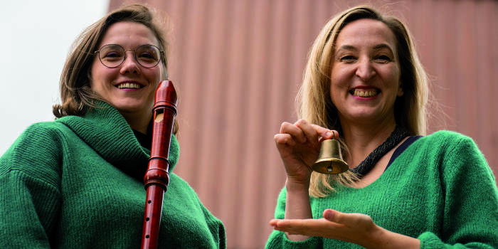 Interner Verweis: Glockenmusik trifft Blockflöte: Außergewöhnliches Carillon-Konzert mit Wood & Bronze