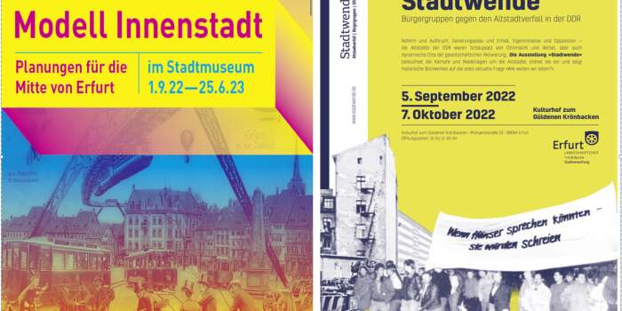 Interner Verweis: Stadtrundgang zu authentischen Orten in Erfurt mit Kuratorenführungen durch die Ausstellungen