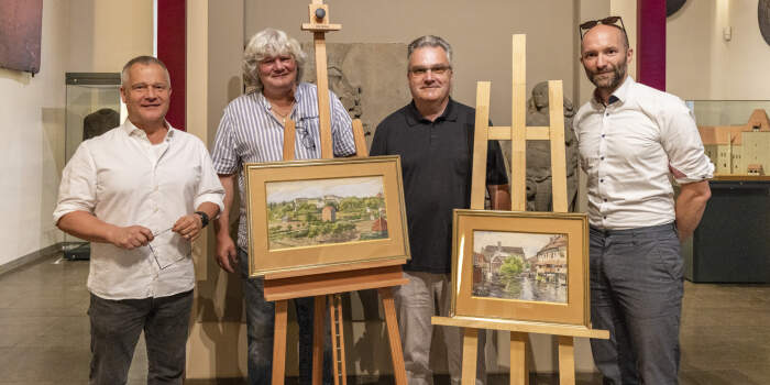 Zwei neue Aquarelle für das Stadtmuseum