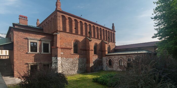 Ansicht der Synagoge in Krakau