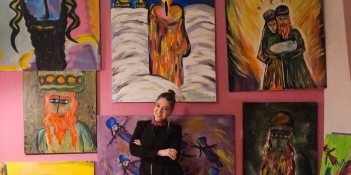 Kleine Synagoge zeigt „Malerei und Zeichnungen“ von Daniela Bromberg