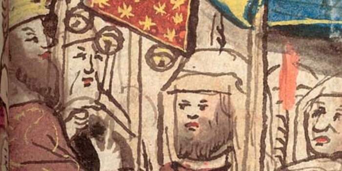 Buntes Mittelalter: Beim Synagogenabend im Herbst wehen die Fahnen jüdischer Gemeinden