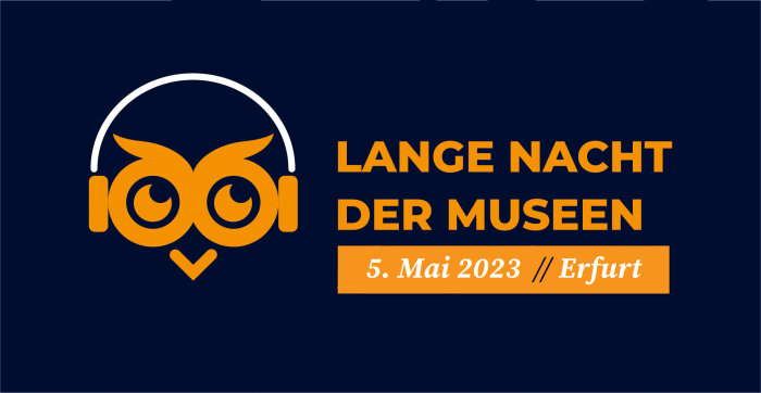 Grafik der Langen Nacht der Museen am 5. Mai 2023 in Erfurt