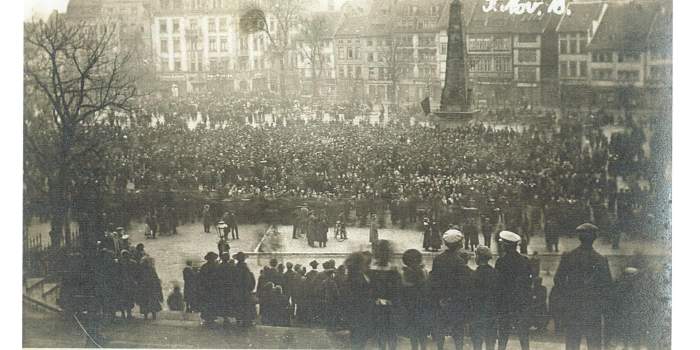 Interner Verweis: Die Revolution 1918/19 in Erfurt - Ein Stadtspaziergang