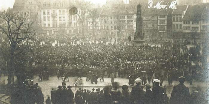Interner Verweis: „Bürger Erfurts! Gewaltige Stunden des Erlebens liegen hinter uns…“
